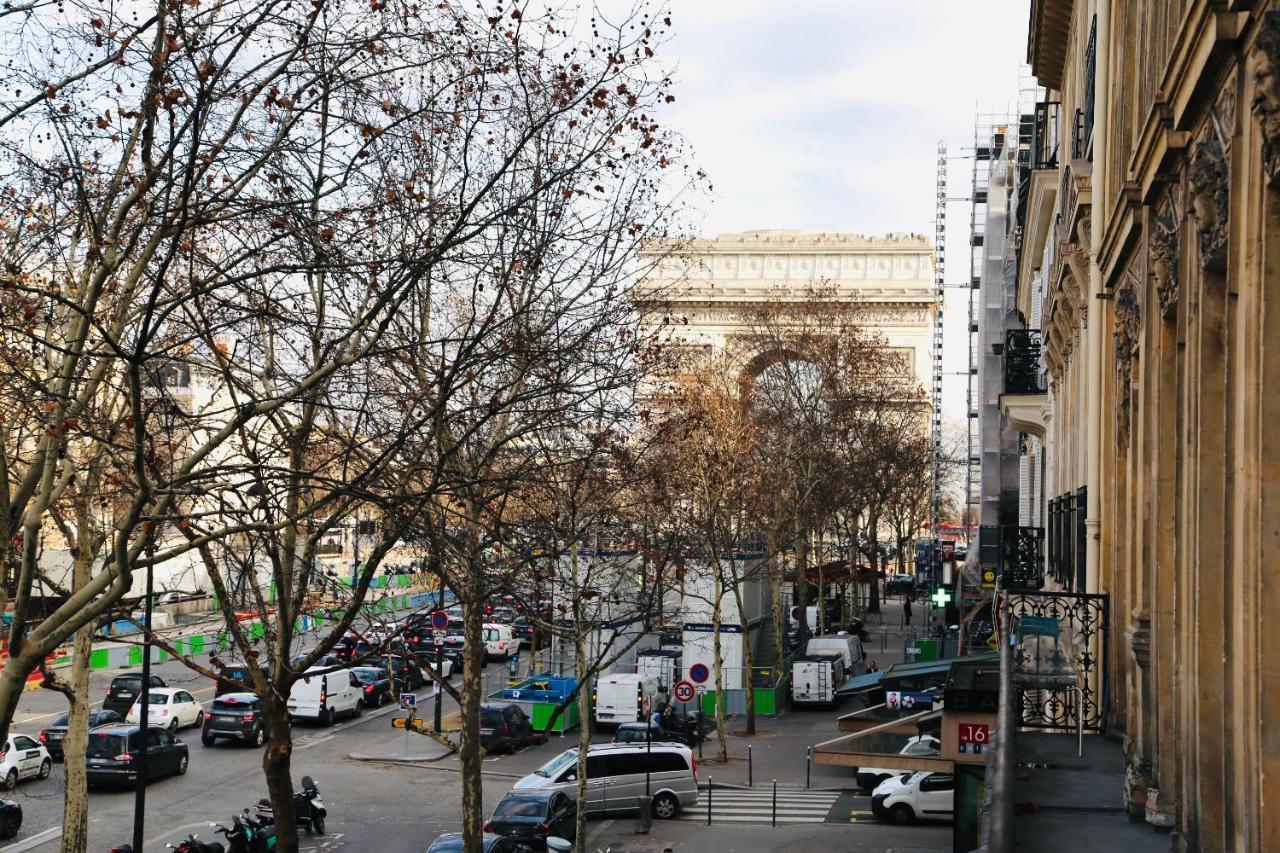 باريس Suite Junior Avec Balcon Et Vue Sur Arc De Triomphe المظهر الخارجي الصورة