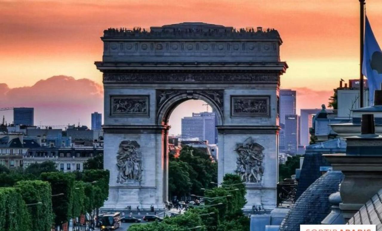 باريس Suite Junior Avec Balcon Et Vue Sur Arc De Triomphe المظهر الخارجي الصورة